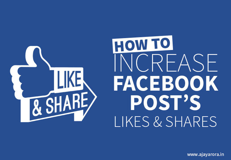 facebook post likes & shares